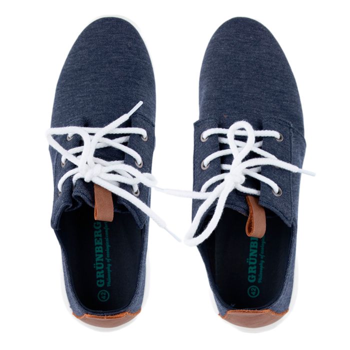 Grunberg көк жартылай бәтеңкелері 147008/16-02