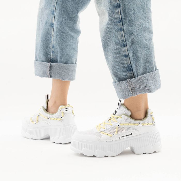 Grunberg ақ кроссовкалары 147565/13-01