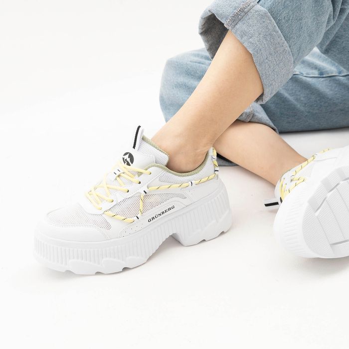 Grunberg ақ кроссовкалары 147565/13-01