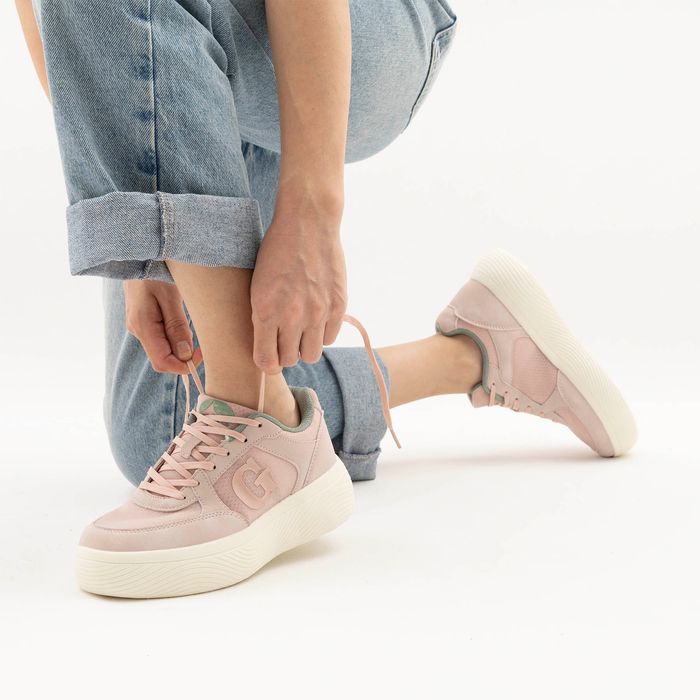 Grunberg қызғылт кроссовкалары 147587/01-02