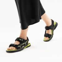 Чёрные сандалии Crosby 247051/01-03