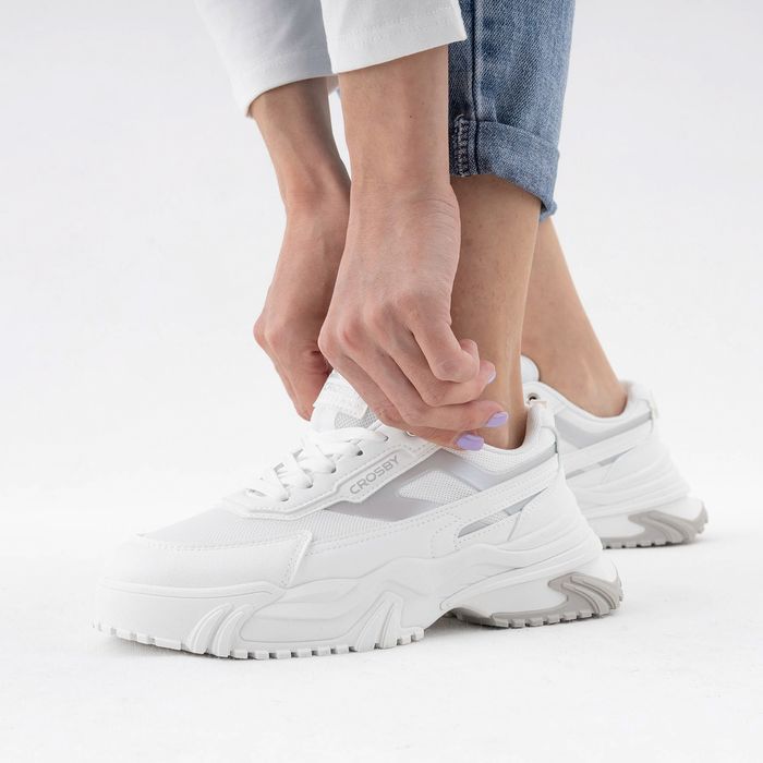 Crosby ақ кроссовкалары 447023/04-01