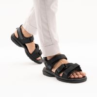 Crosby қара сандалдары 447143/04-01