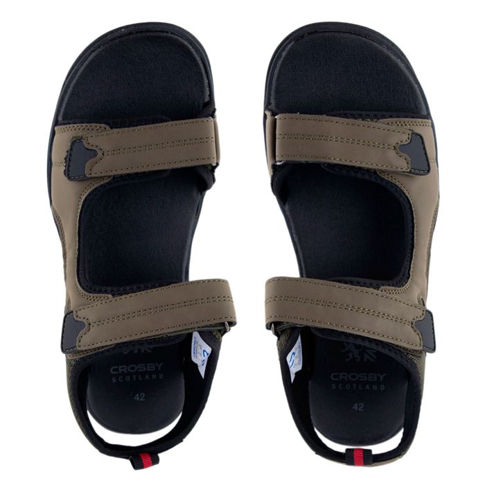 Хаки сандалии Crosby 447143/05-03