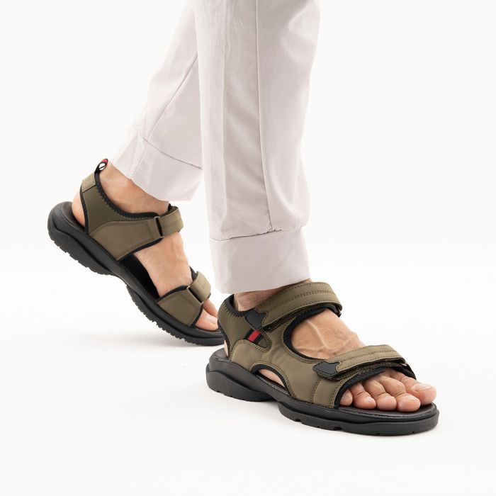 Хаки сандалии Crosby 447143/05-03