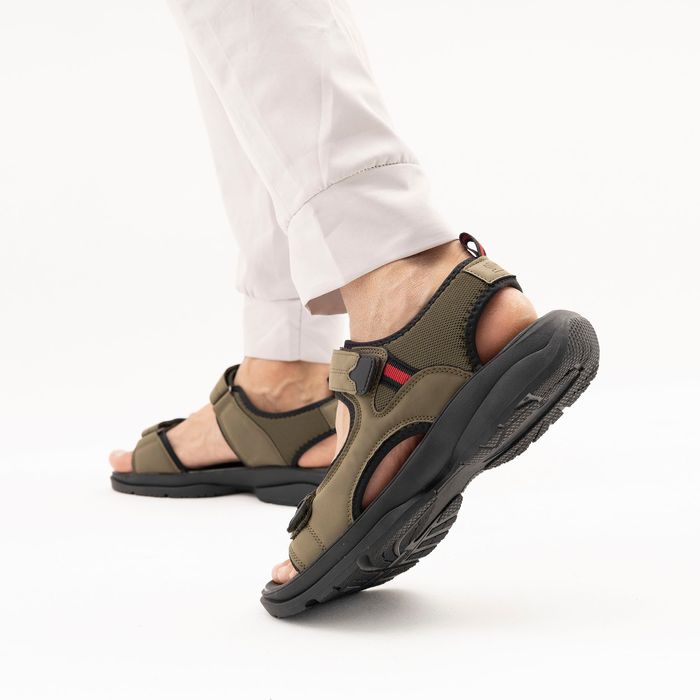 Хаки сандалии Crosby 447143/05-03