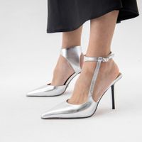 Белые туфли с открытой пяткой и стопой Grasetto GT000843-56