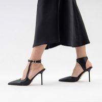 Grasetto қара туфли с открытой пяткой и стопой GT000842-56