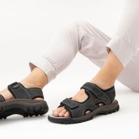 Чёрные сандалии Rieker 25053-00