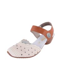 Rieker ақ туфли с открытой пяткой және стопой 43703-60