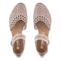 Rieker сарғыш туфли ашық табандары 43753-61