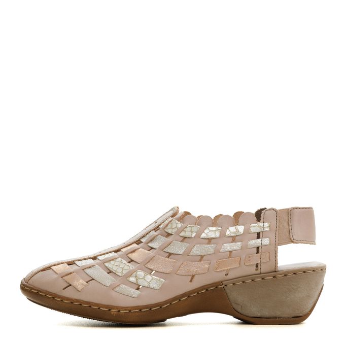 Rieker сарғыш туфлиөкшесі ашық