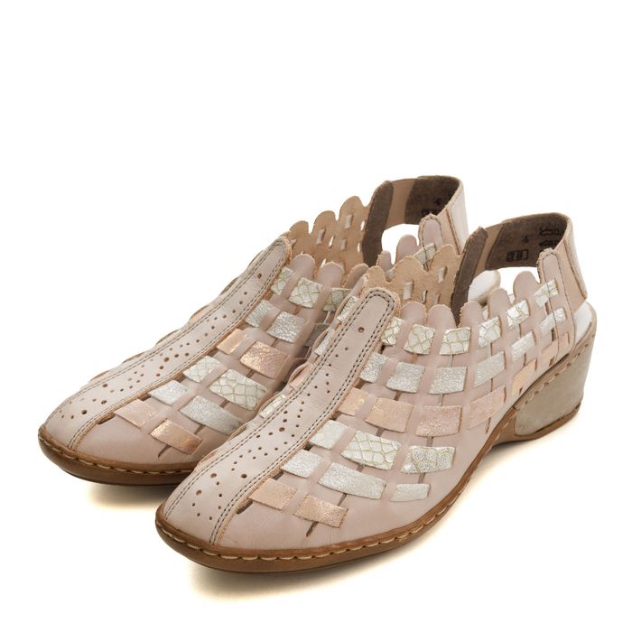 Rieker сарғыш туфлиөкшесі ашық 47156-43