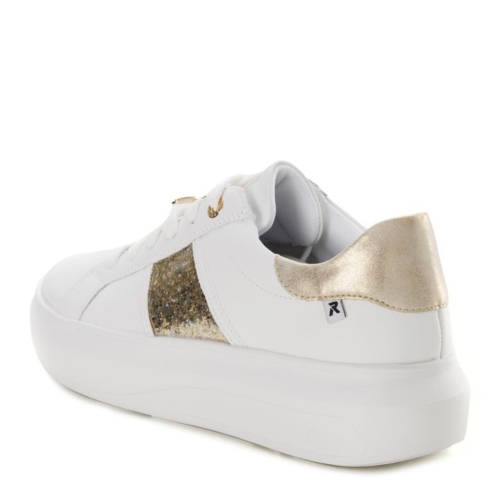 Белые кеды RIEKER W1202-82