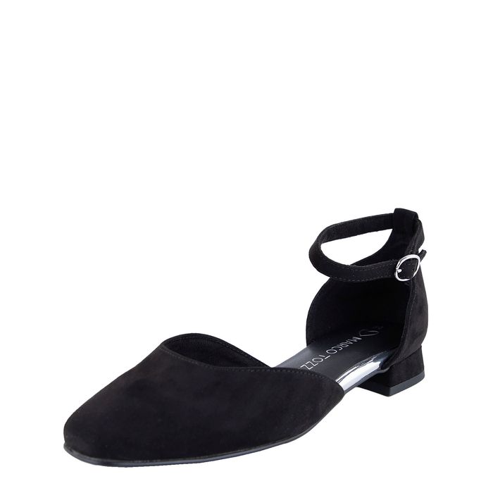 Marco Tozzi қара туфли ашық табандары 2-22117-42-001/220