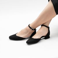 Marco Tozzi қара туфли ашық табандары 2-22117-42-001/220