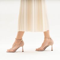 Alicantre сарғыш туфли с открытой стопой және носком 1200-03-IG-03-SP