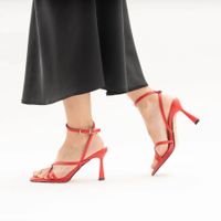 Alicantre қызыл босоножкалары 1200-04-IG-04-PU