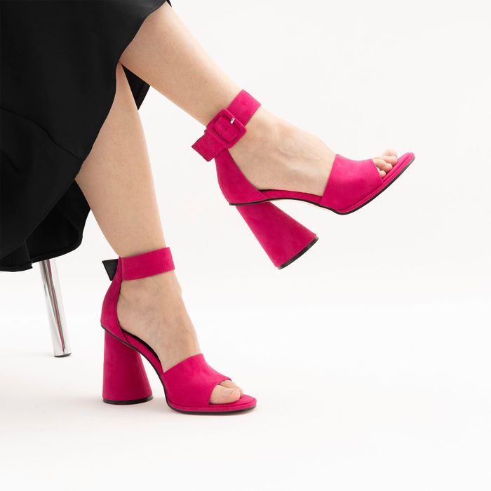 Красные туфли с открытой стопой и носком Alicantre 1203-01-IG-10-SP