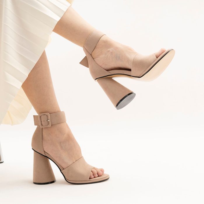 Alicantre сарғыш туфли с открытой стопой және носком 1203-01-IG-19-SP