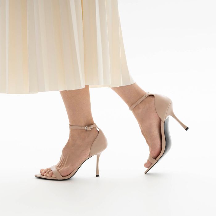 Alicantre сарғыш туфли с открытой стопой және носком 1206-02-IG-03-PP