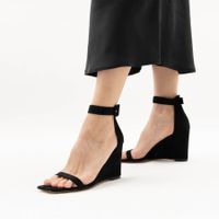 Alicantre қара туфли с открытой стопой және носком 1221-02-IG-01-SP