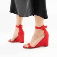 Alicantre қызыл туфли с открытой стопой және носком 1221-02-IG-04-SP