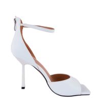 Alicantre ақ туфли с открытой стопой және носком 1246-01-IG-06-PP