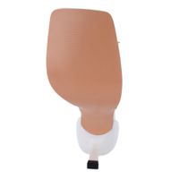 Белые туфли с открытой стопой и носком Alicantre 1246-01-IG-06-PP