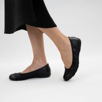 Чёрные балетки Caprice 9-22182-42-019/203