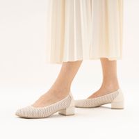 Бежевые туфли лодочки Caprice 9-22501-42-140/208