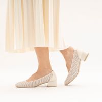 Бежевые туфли лодочки Caprice 9-22501-42-140/208