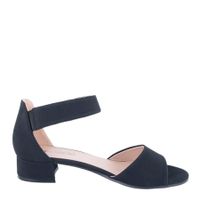 Чёрные туфли с открытой стопой и носком Caprice 9-28282-42-004/208