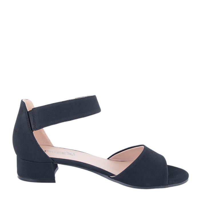 Caprice қара туфли с открытой стопой және носком 9-28282-42-004/208