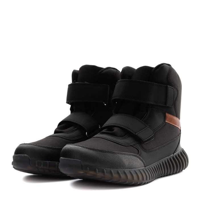 Audienz қара үрілген аяқ киімі LK009-010_Audienz