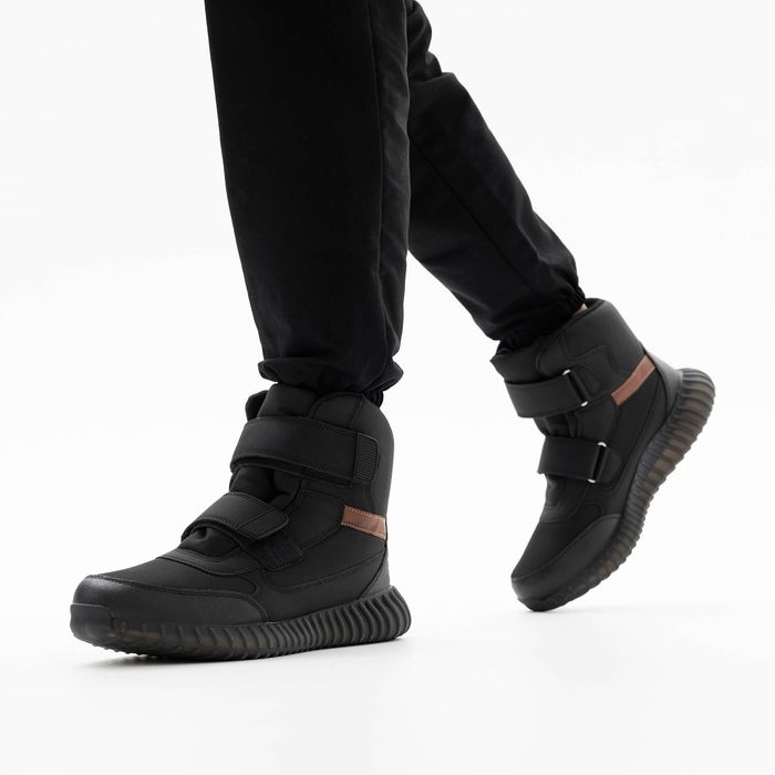 Audienz қара үрілген аяқ киімі LK009-010_Audienz