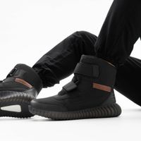 Audienz қара үрілген аяқ киімі LK009-010_Audienz