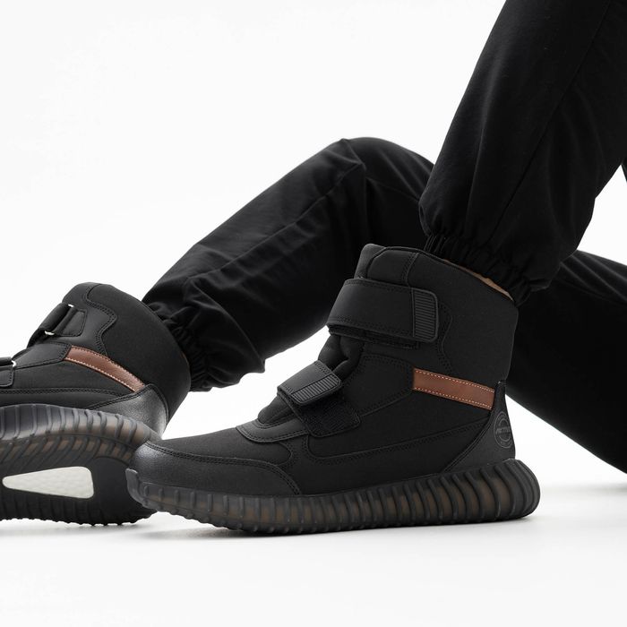 Audienz қара үрілген аяқ киімі LK009-010_Audienz