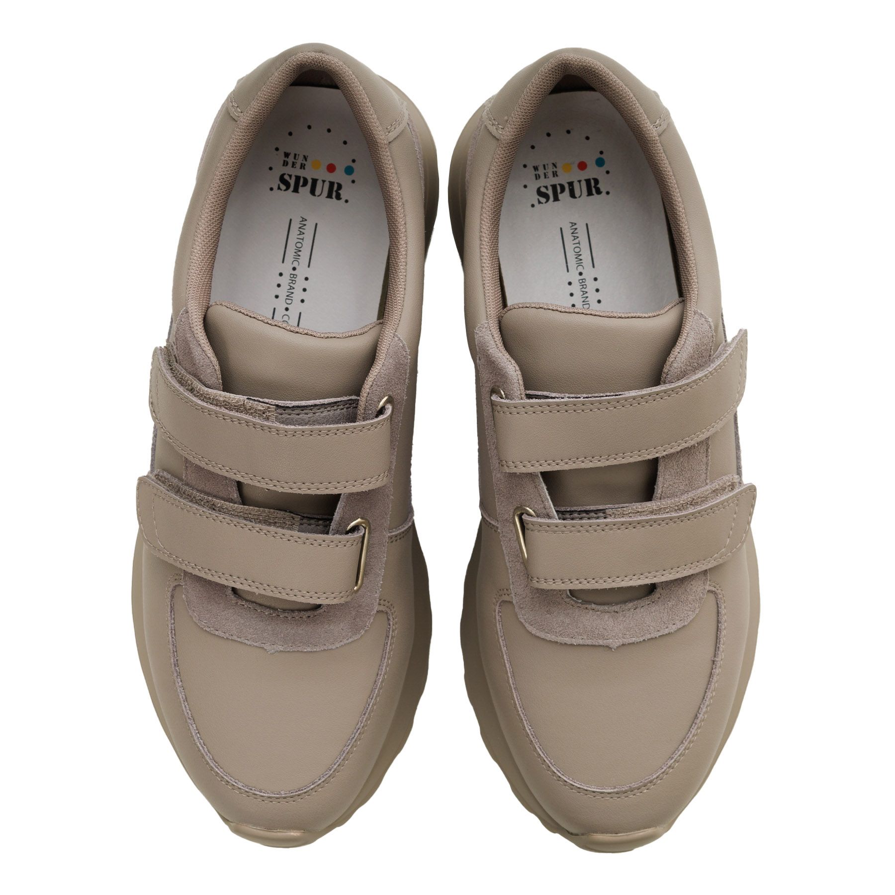 Бежевые кроссовки der Spur SZ475_01_03_ST