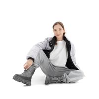 der Spur сұр үрілген аяқ киімі SZ498_01_15_TH