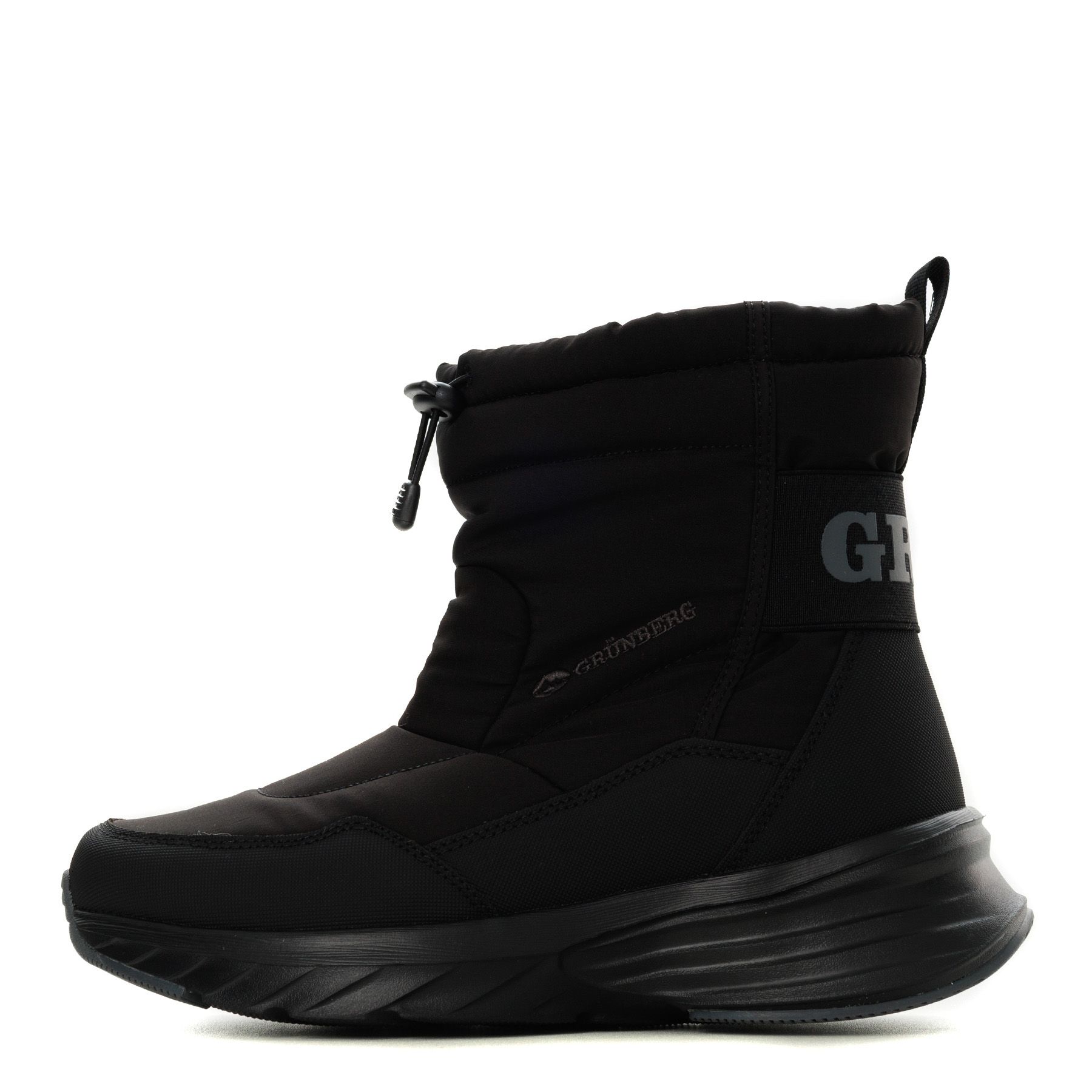 Grunberg қара үрілген аяқ киімі 148012/10-01