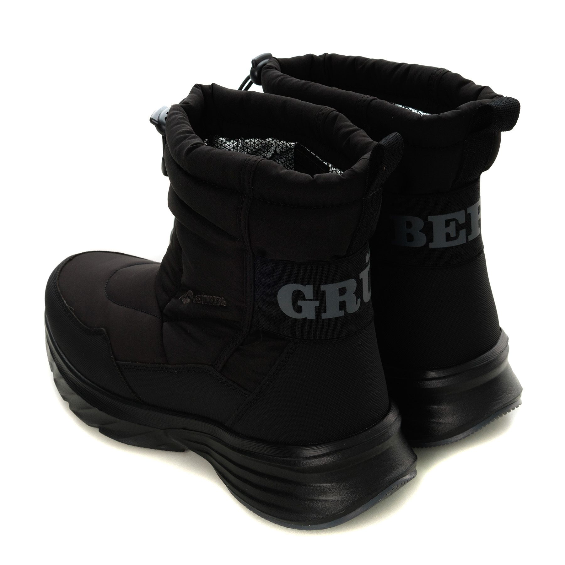 Grunberg қара үрілген аяқ киімі 148012/10-01