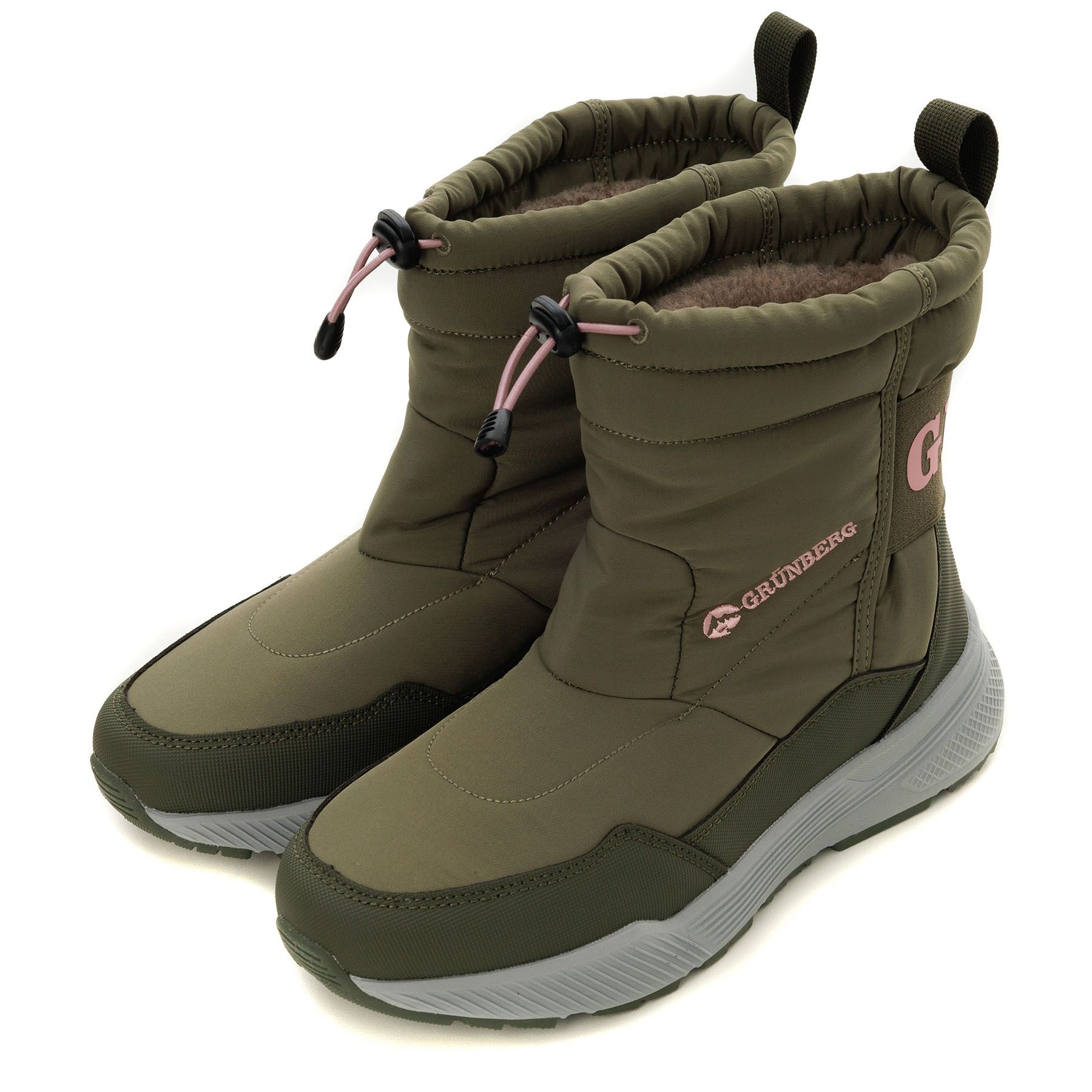 Grunberg хаки үрілген аяқ киімі 148547/09-05