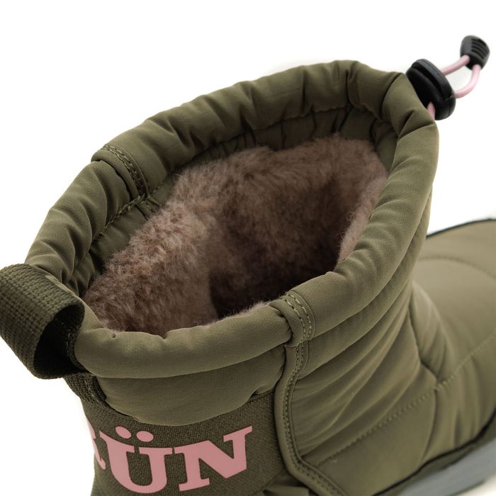 Grunberg хаки үрілген аяқ киімі 148547/09-05