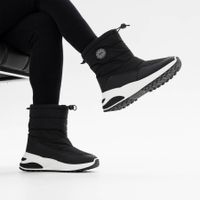 Crosby қара үрілген аяқ киімі 448170/03-03