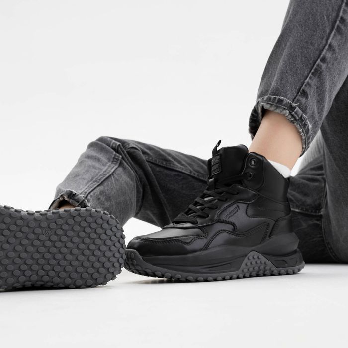 Crosby қара кроссовкалары 448178/09-01