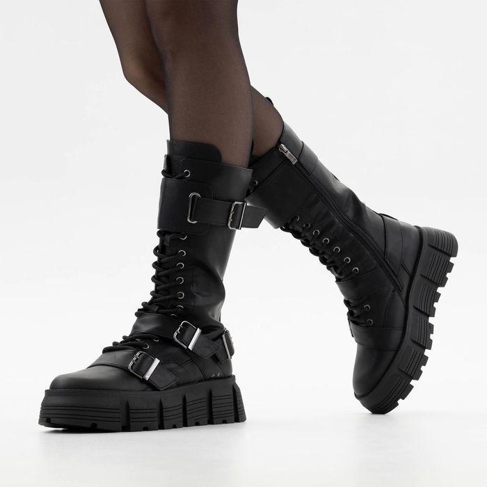 Keddo қара жартылай етіктері 848086/16-01