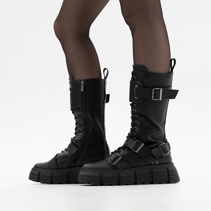 Keddo қара жартылай етіктері 848086/16-01