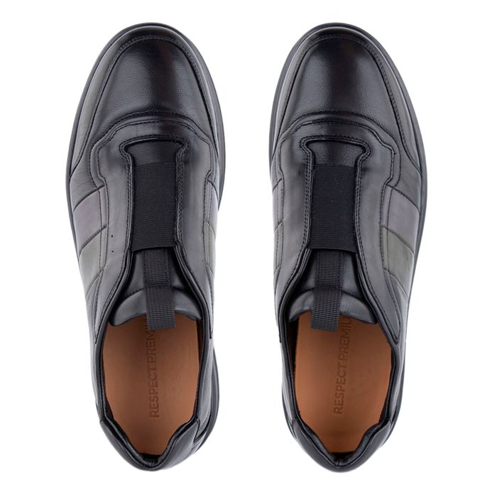 Чёрные полуботинки Respect VK83-184502