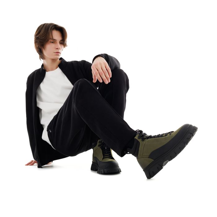 Хаки трекинговые кроссовки Respect VK22-184736